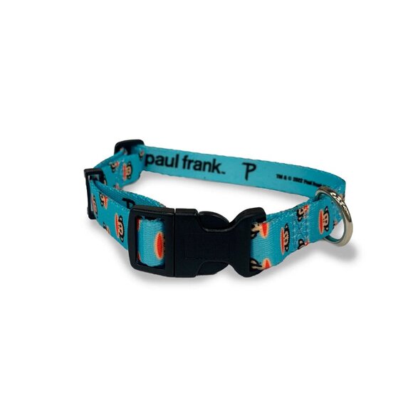 Perri's Dog Collar Paul Frank Monkey blue adjustable NWT Small - Picture 1 of 5